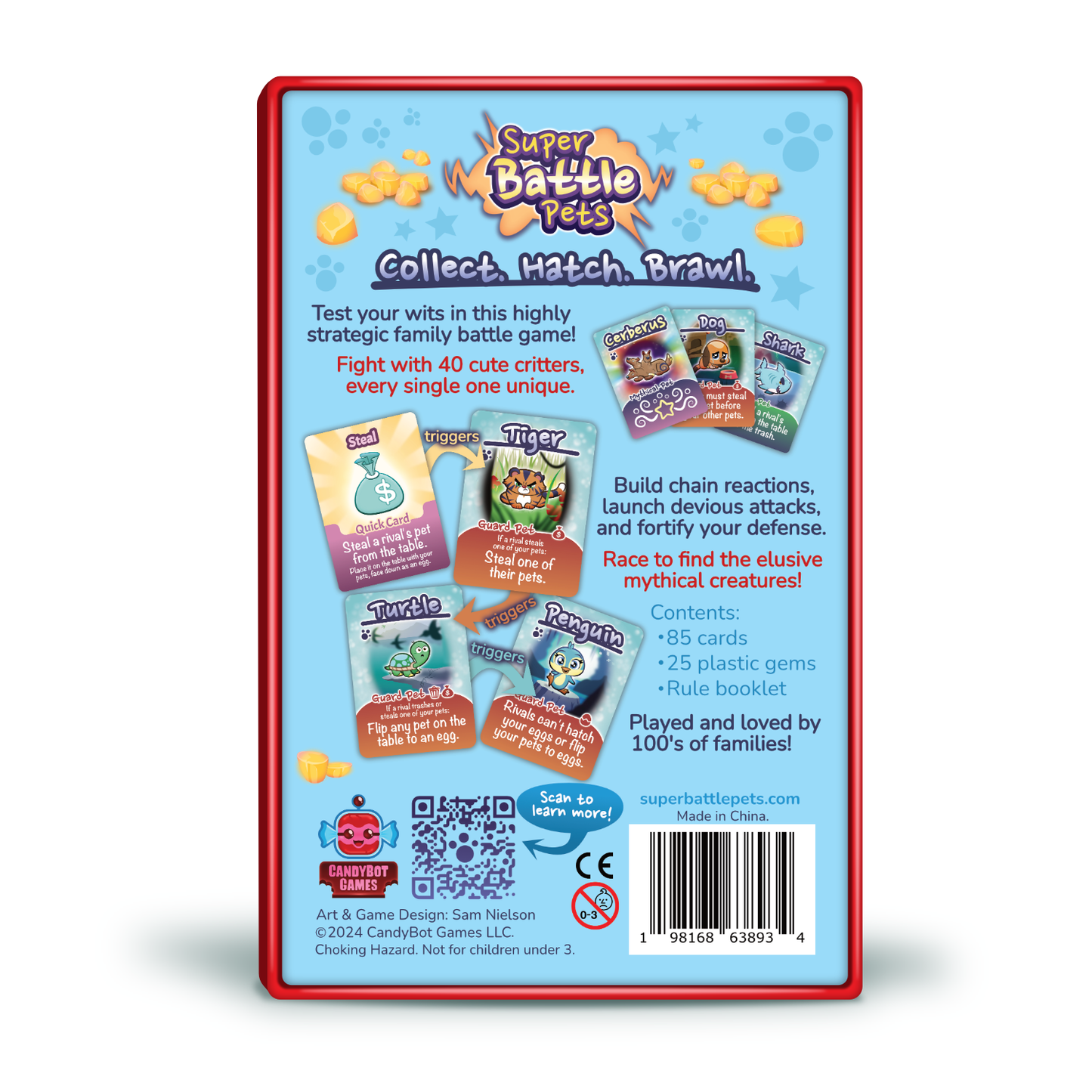 Super Battle Pets: The Family Battle Card Game