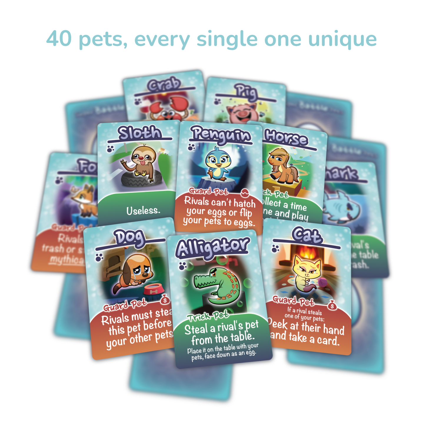 Super Battle Pets: The Family Battle Card Game